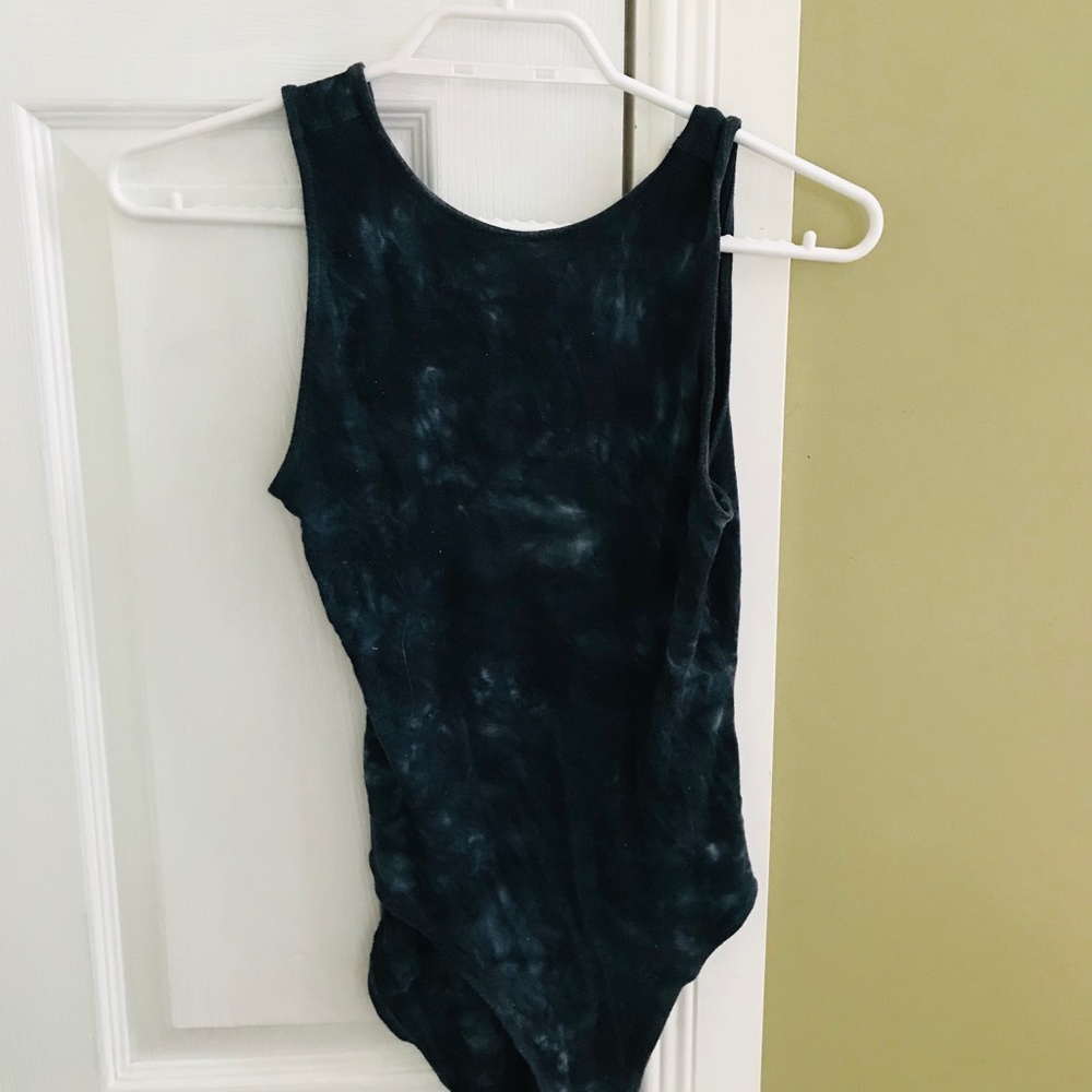 Blue Tie Dye Bodysuit